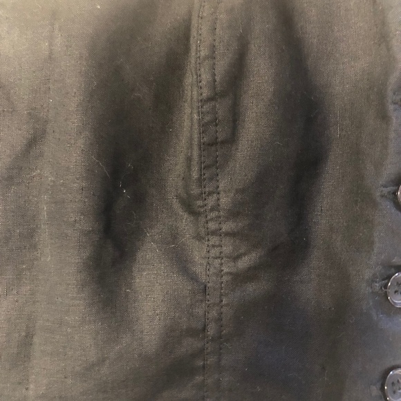 Virani White Label Black 100% Linen Crop Top - Purchase as set - Picture 3 of 8